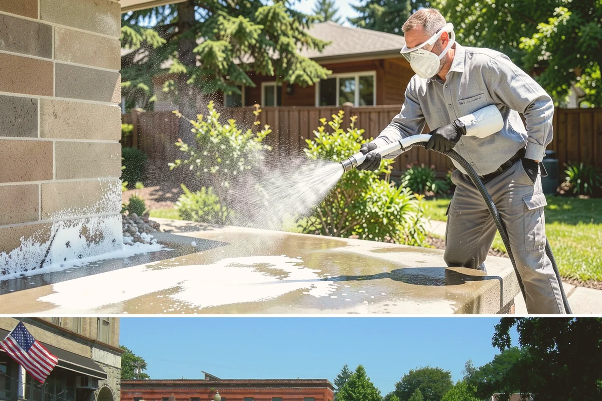 Hardwood Deck Cleaning in Snohomish, Snohomish County, WA - Clean hardwood decks in dry summer weather so the dense boards fully dry before oiling.