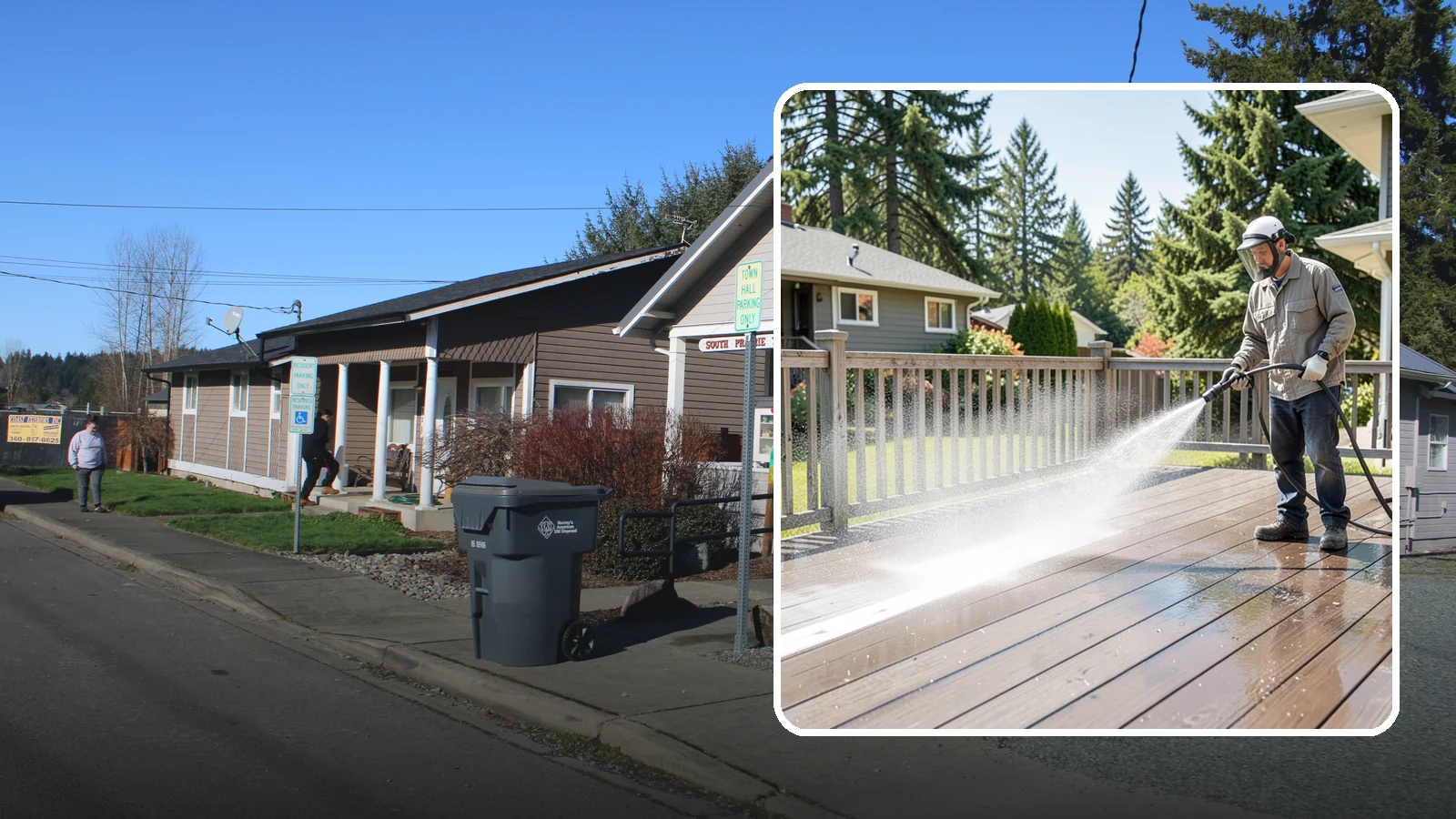 Hardwood Deck Cleaning in South Prairie, Pierce County, WA - Clean dense hardwood decks like ipe with methods that preserve the oil-rich, tight grain.