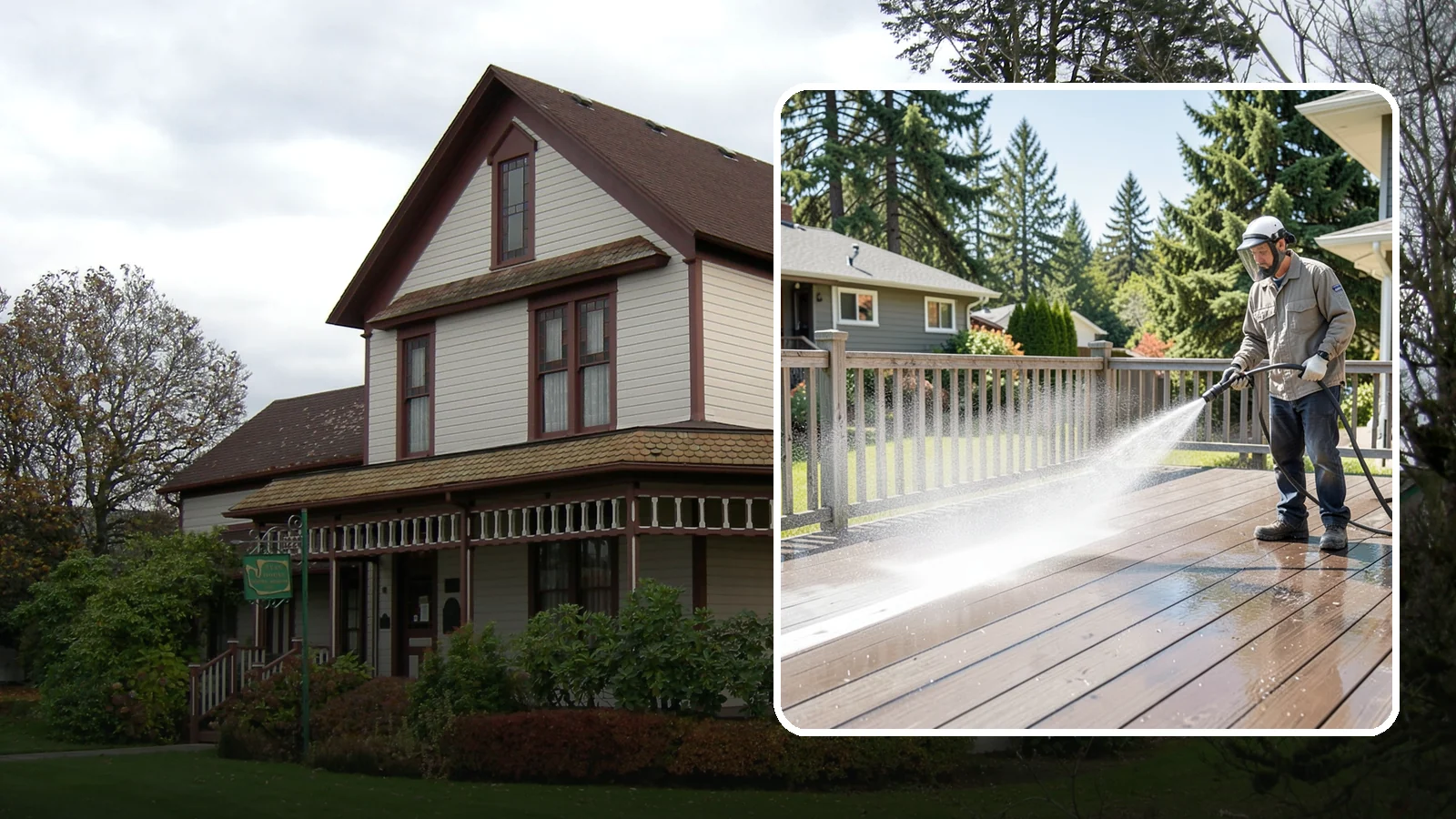 Hardwood Deck Cleaning in Sumner, Pierce County, WA - Clean dense hardwood decks like ipe with methods that preserve the oil-rich, tight grain.