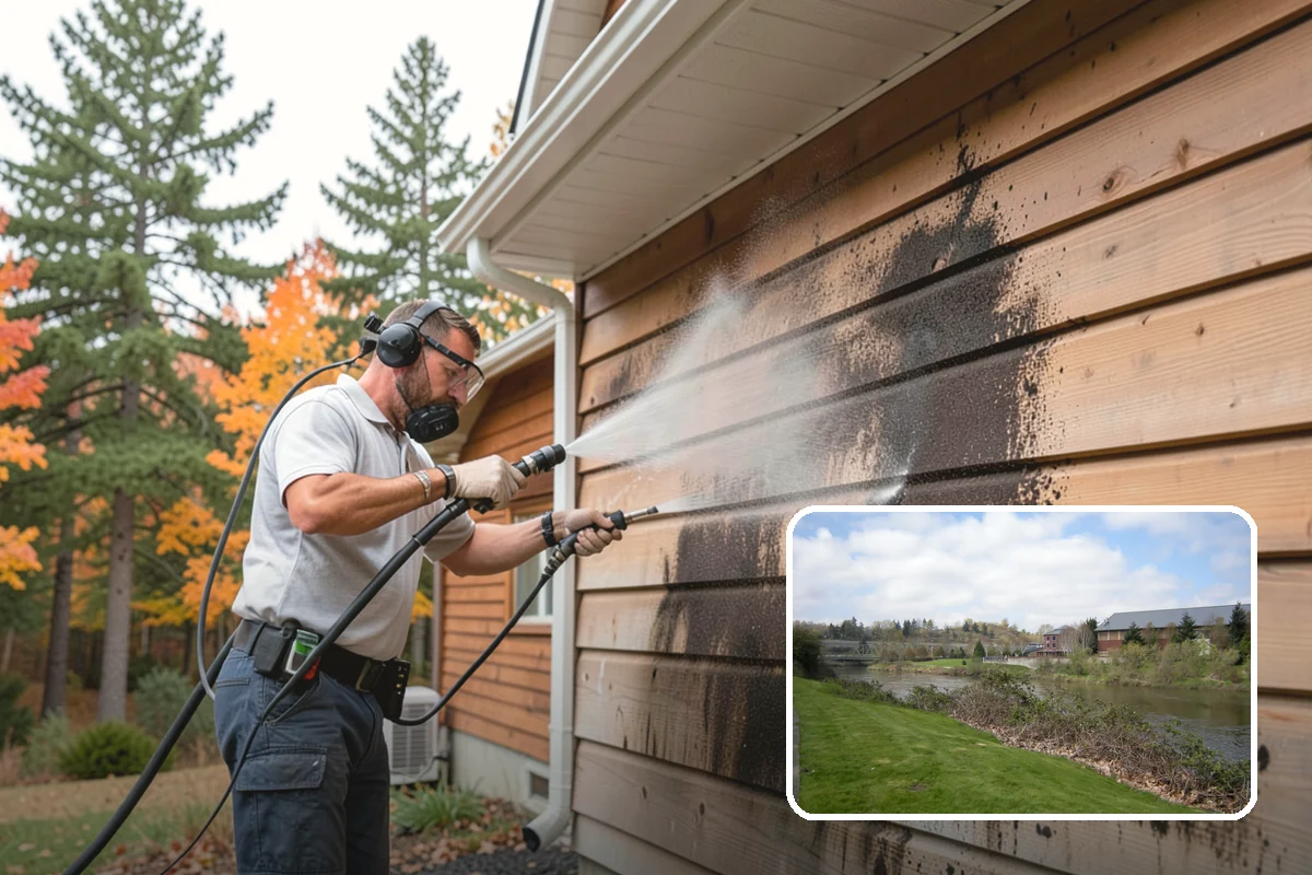 Hardwood Deck Cleaning in Tukwila, King County, WA - Restores rich hardwood color and depth