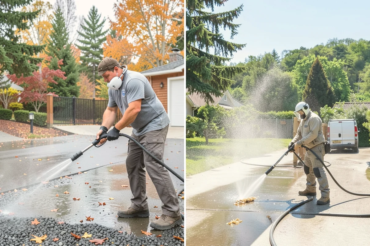 Heavy Equipment Cleaning in Algona, King County, WA - Stage equipment over a contained wash area