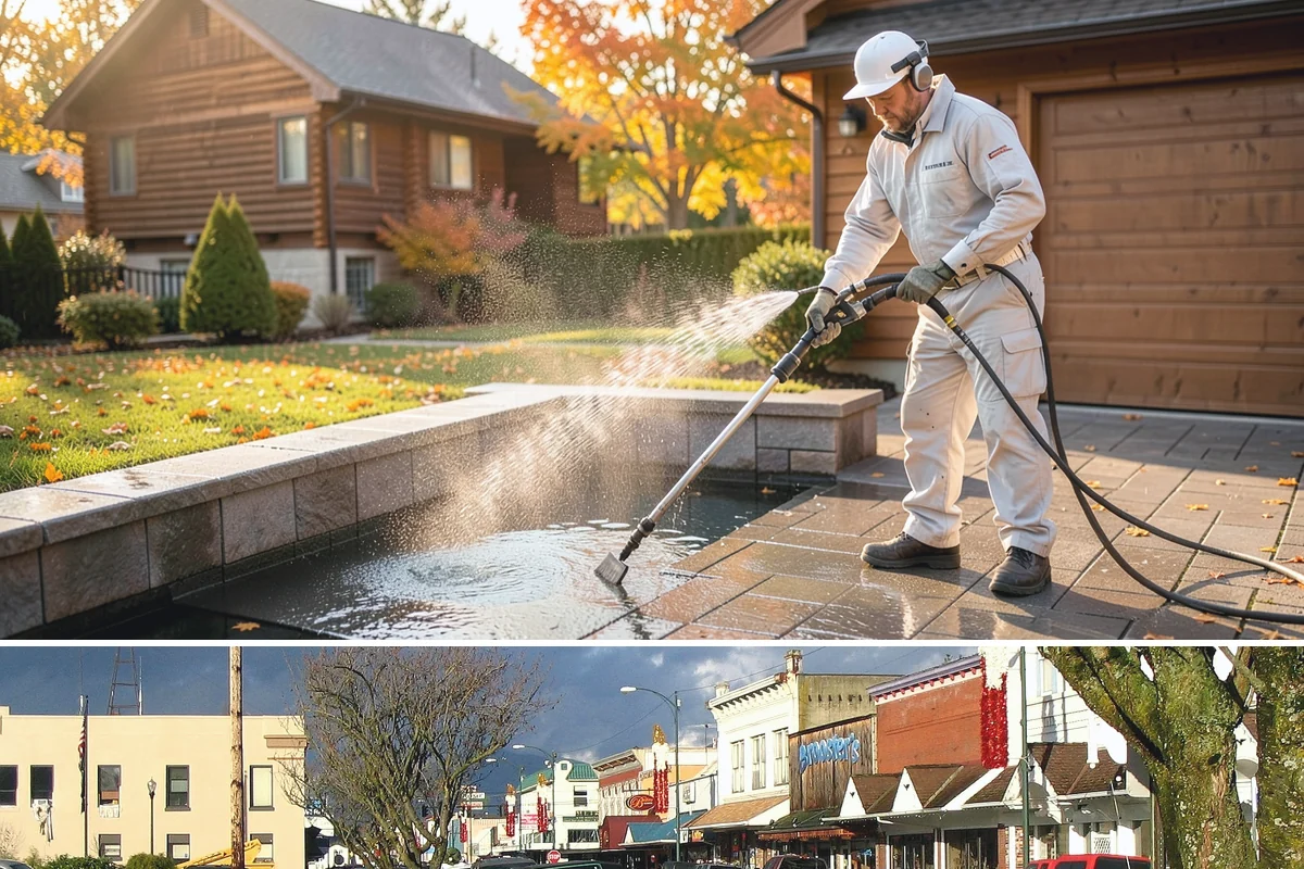 Heavy Equipment Cleaning in Arlington, Snohomish County, WA - Heavy equipment benefits from cleaning after every muddy project, especially through Washington's wet fall and winter seasons.