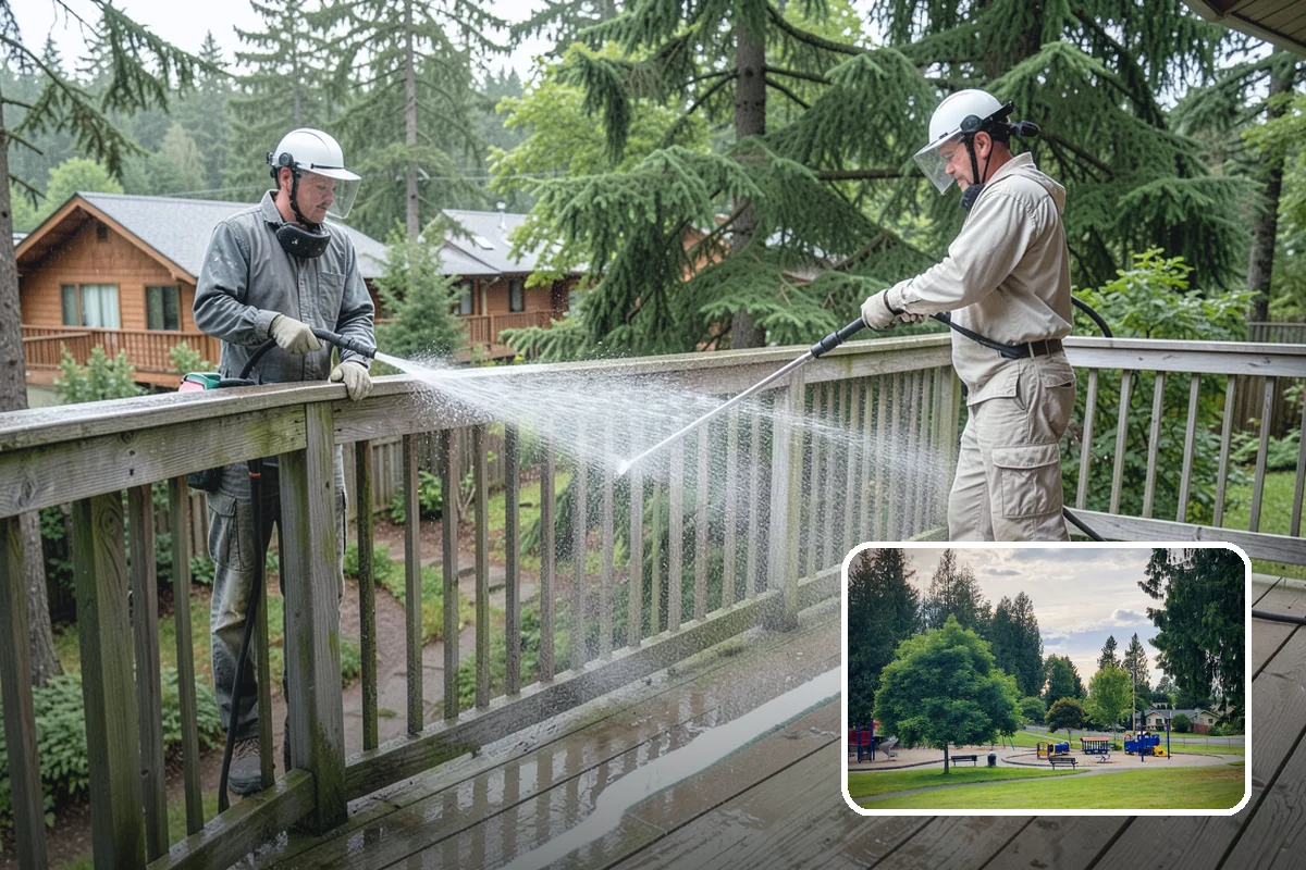 Heavy Equipment Cleaning in Bonney Lake, Pierce County, WA - Reveals leaks and wear during inspection