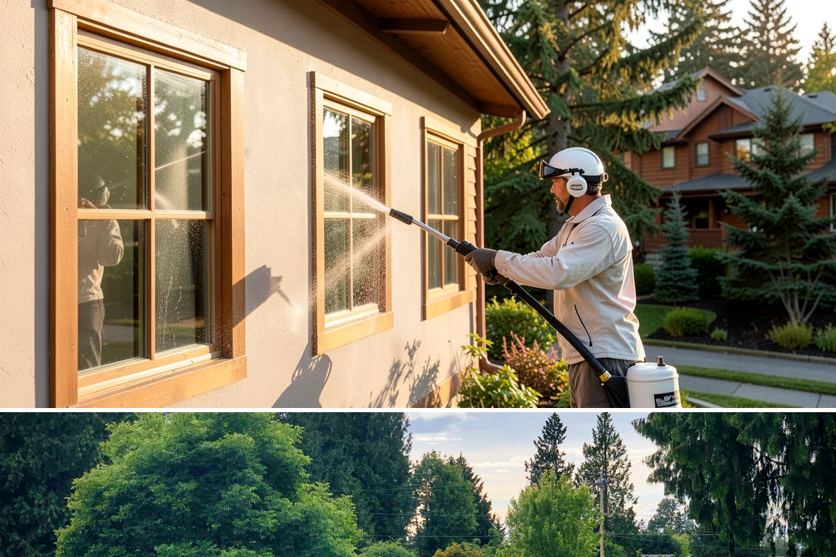 Heavy Equipment Cleaning in Bonney Lake, Pierce County, WA - Heavy equipment benefits from cleaning after every muddy project, especially through Washington's wet fall and winter seasons.