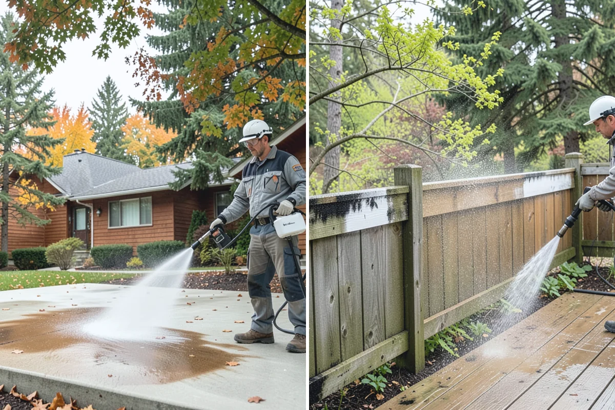 Heavy Equipment Cleaning in Des Moines, King County, WA - Stage equipment over a contained wash area