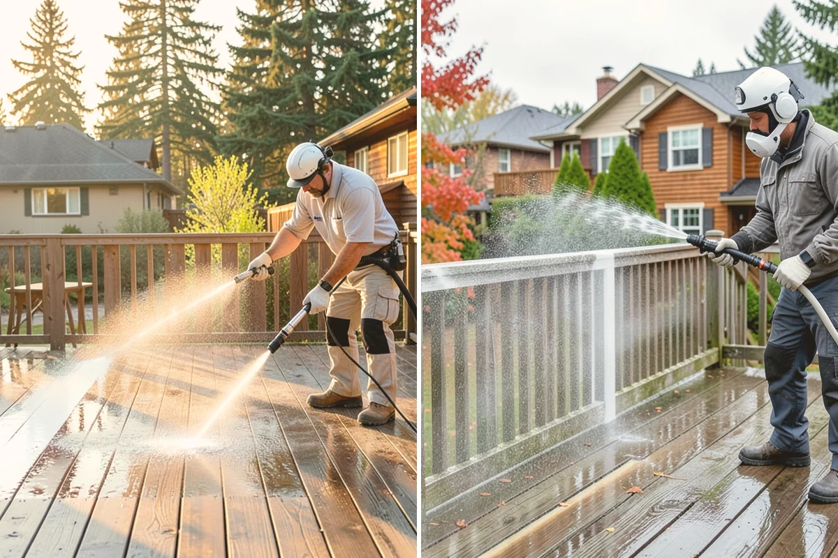 Heavy Equipment Cleaning in Eatonville, Pierce County, WA - Stage equipment over a contained wash area