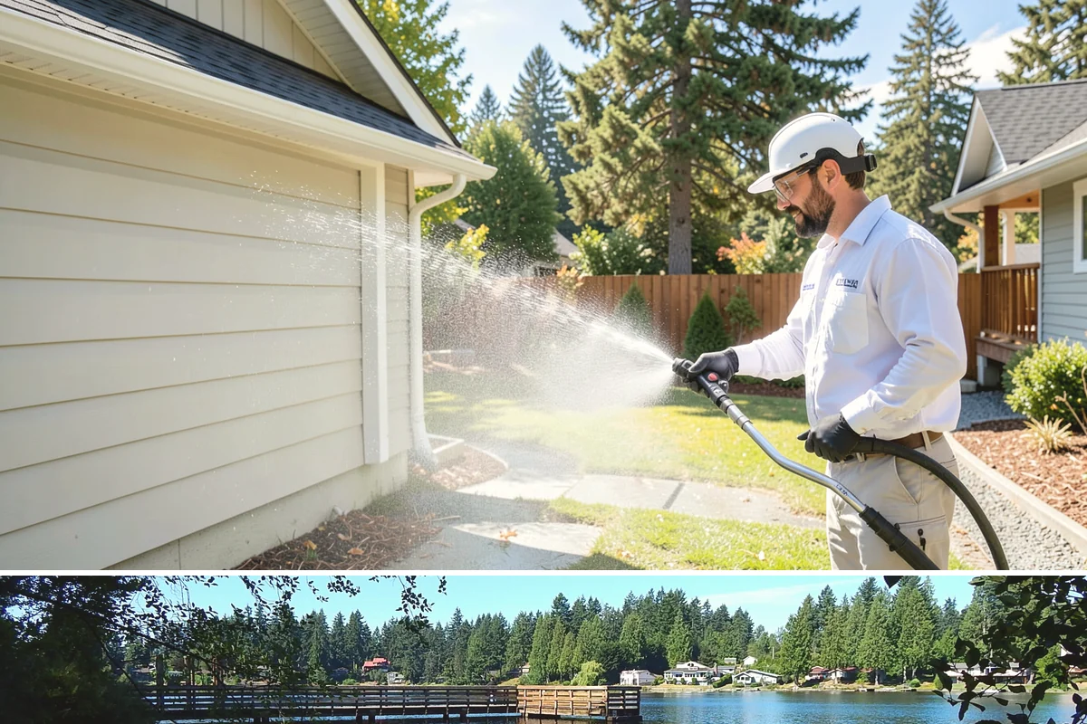 Heavy Equipment Cleaning in Federal Way, King County, WA - Heavy equipment benefits from cleaning after every muddy project, especially through Washington's wet fall and winter seasons.