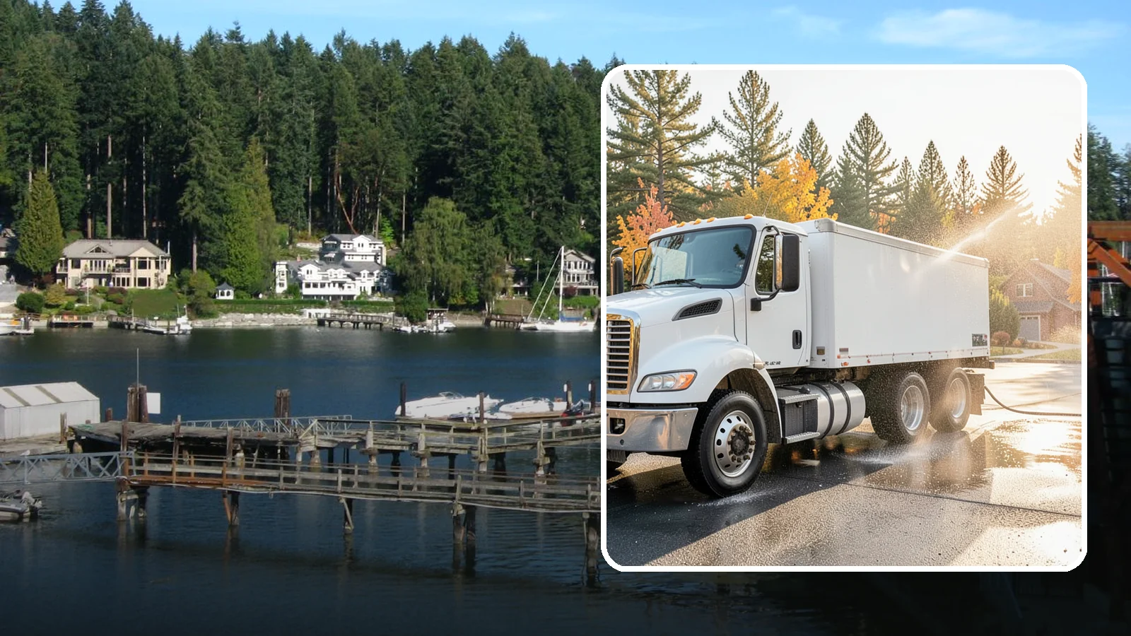 Heavy Equipment Cleaning in Gig Harbor, Pierce County, WA - We wash heavy equipment and machinery at Washington job sites and yards to clear caked mud, grease, and grime.