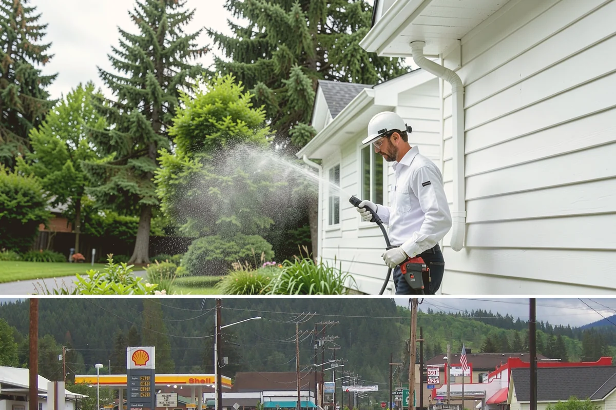 Heavy Equipment Cleaning in Granite Falls, Snohomish County, WA - Heavy equipment benefits from cleaning after every muddy project, especially through Washington's wet fall and winter seasons.