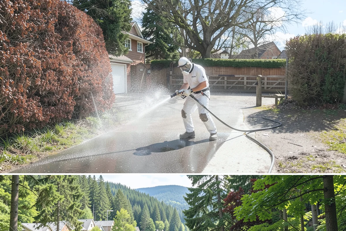 Heavy Equipment Cleaning in Lake Forest Park, King County, WA - Heavy equipment benefits from cleaning after every muddy project, especially through Washington's wet fall and winter seasons.