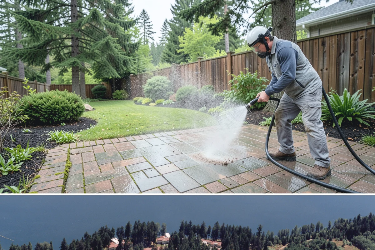 Heavy Equipment Cleaning in Lakewood, Pierce County, WA - Heavy equipment benefits from cleaning after every muddy project, especially through Washington's wet fall and winter seasons.