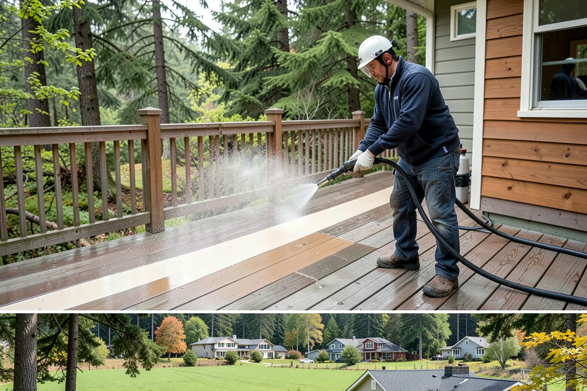 Heavy Equipment Cleaning in Lyman, Skagit County, WA - Heavy equipment benefits from cleaning after every muddy project, especially through Washington's wet fall and winter seasons.