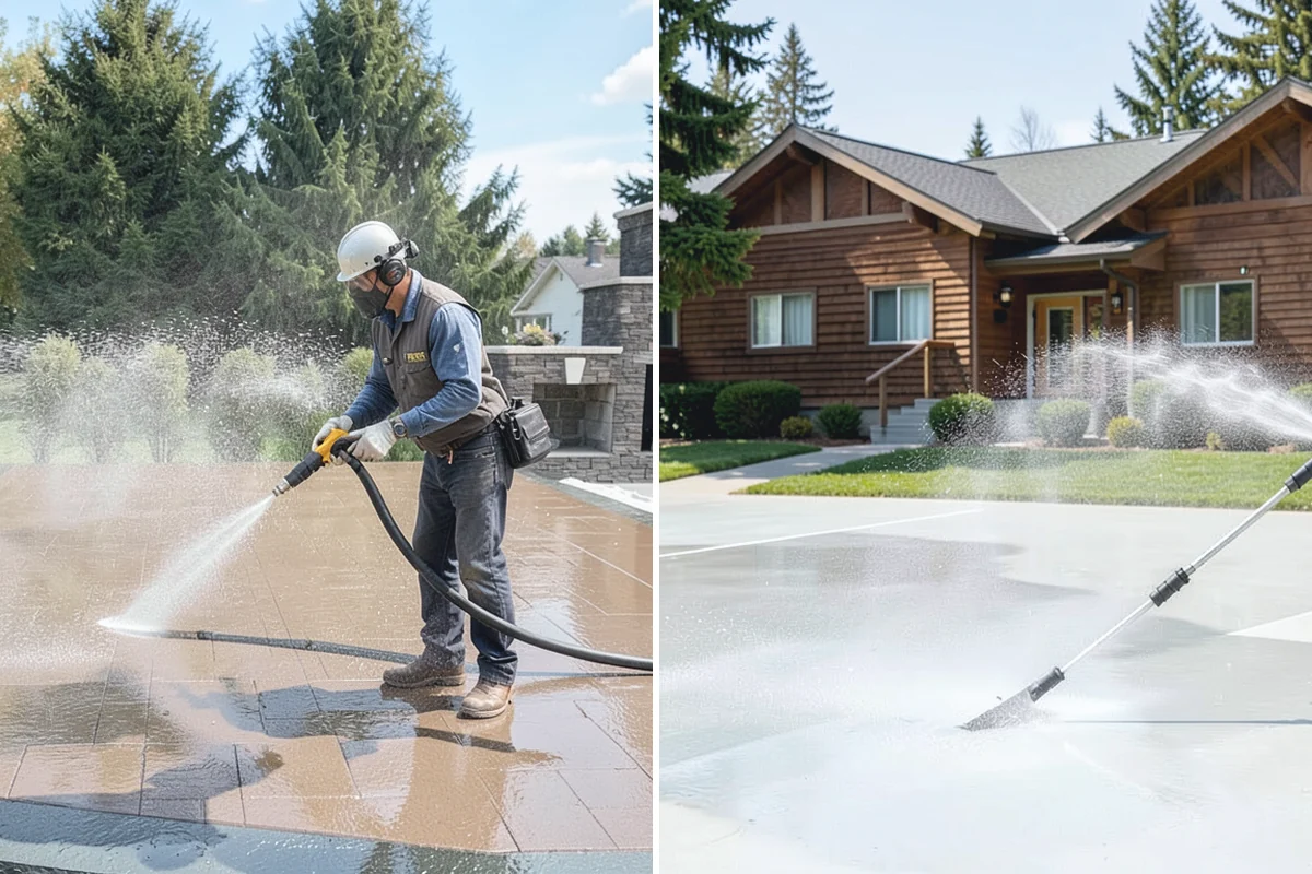 Heavy Equipment Cleaning in Marysville, Snohomish County, WA - Stage equipment over a contained wash area