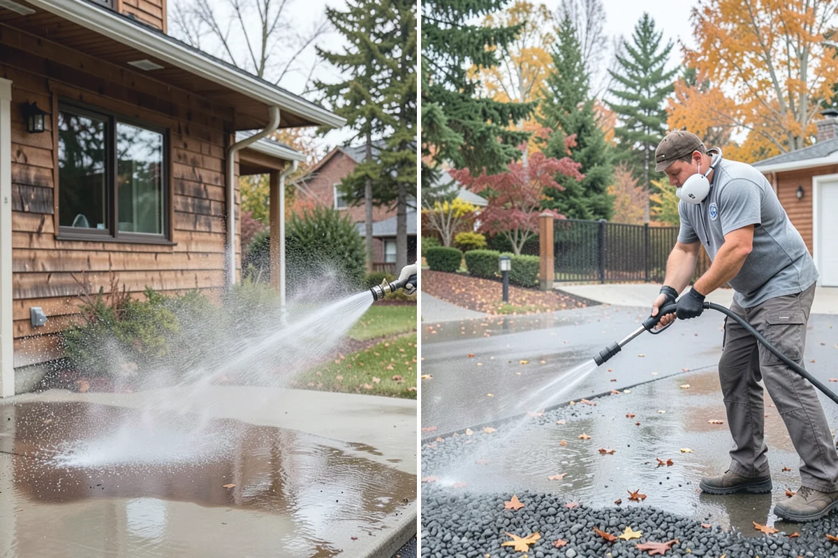 Heavy Equipment Cleaning in Medina, King County, WA - Stage equipment over a contained wash area