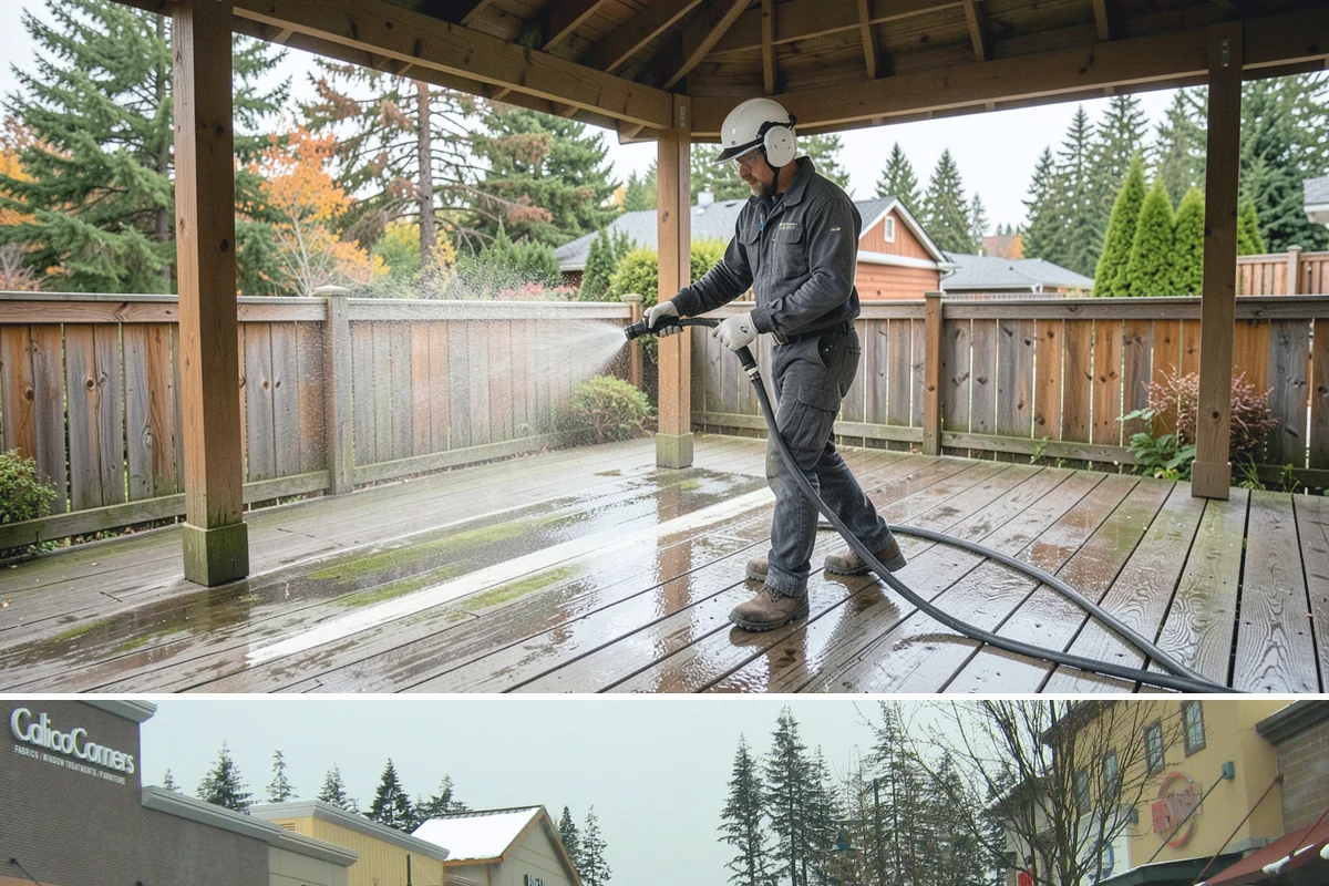 Heavy Equipment Cleaning in Mill Creek, Snohomish County, WA - Heavy equipment benefits from cleaning after every muddy project, especially through Washington's wet fall and winter seasons.