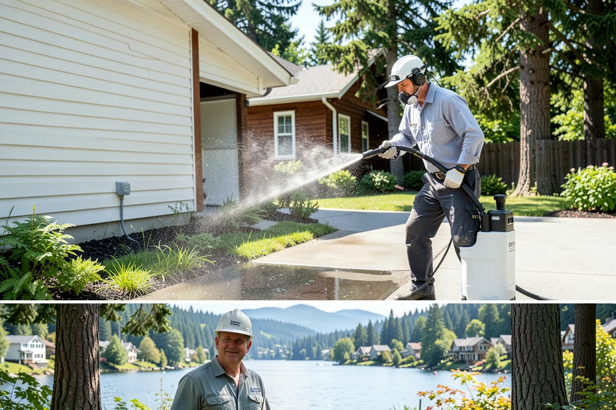 Heavy Equipment Cleaning in Milton, King County, WA - Heavy equipment benefits from cleaning after every muddy project, especially through Washington's wet fall and winter seasons.