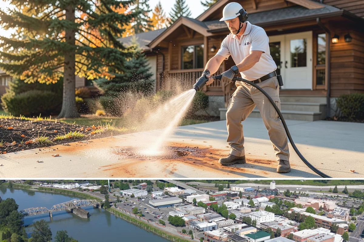 Heavy Equipment Cleaning in Mount Vernon, Skagit County, WA - Heavy equipment benefits from cleaning after every muddy project, especially through Washington's wet fall and winter seasons.