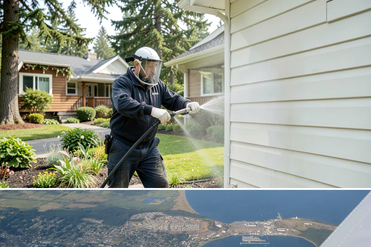 Heavy Equipment Cleaning in Oak Harbor, Island County, WA - Heavy equipment benefits from cleaning after every muddy project, especially through Washington's wet fall and winter seasons.