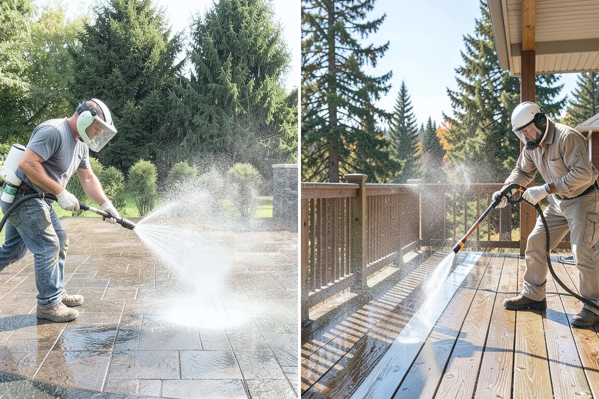 Heavy Equipment Cleaning in Redmond, King County, WA - Stage equipment over a contained wash area