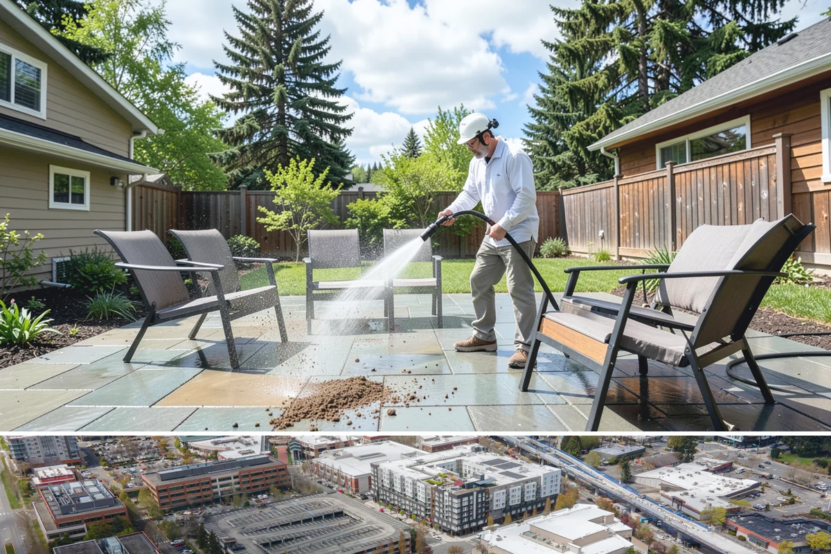 Heavy Equipment Cleaning in Redmond, King County, WA - Heavy equipment benefits from cleaning after every muddy project, especially through Washington's wet fall and winter seasons.