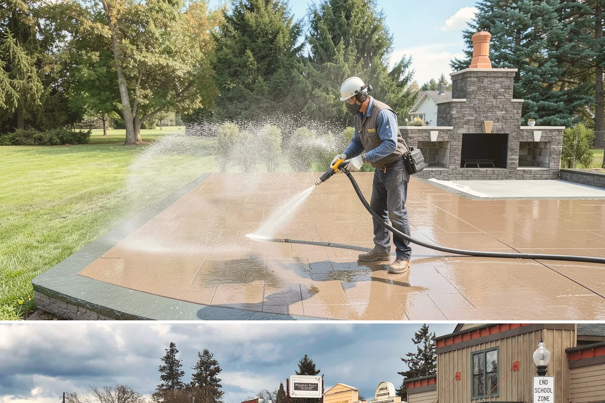 Heavy Equipment Cleaning in Roy, Pierce County, WA - Heavy equipment benefits from cleaning after every muddy project, especially through Washington's wet fall and winter seasons.