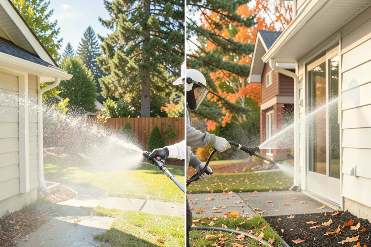 Heavy Equipment Cleaning in Sammamish, King County, WA - Stage equipment over a contained wash area