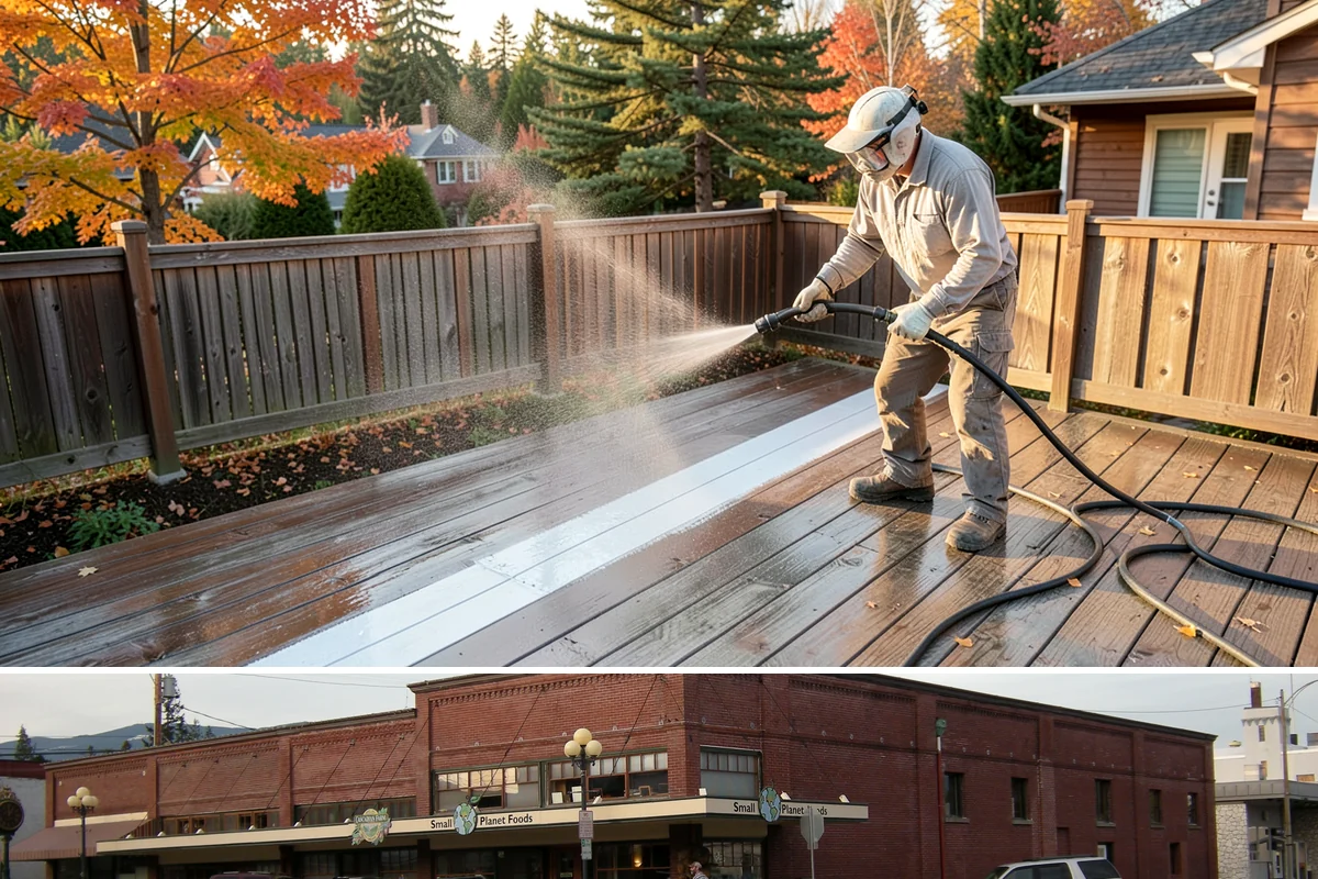 Heavy Equipment Cleaning in Sedro-Woolley, Skagit County, WA - Heavy equipment benefits from cleaning after every muddy project, especially through Washington's wet fall and winter seasons.