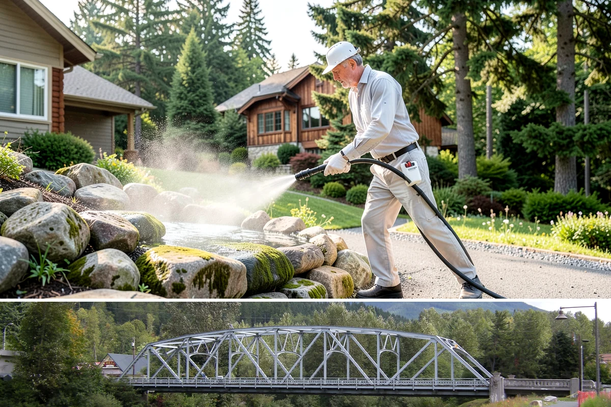 Heavy Equipment Cleaning in Skykomish, King County, WA - Heavy equipment benefits from cleaning after every muddy project, especially through Washington's wet fall and winter seasons.