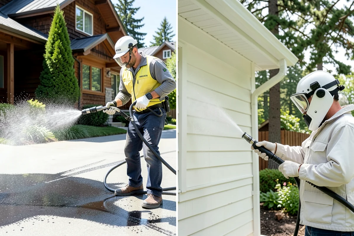 Heavy Equipment Cleaning in Snoqualmie, King County, WA - Stage equipment over a contained wash area
