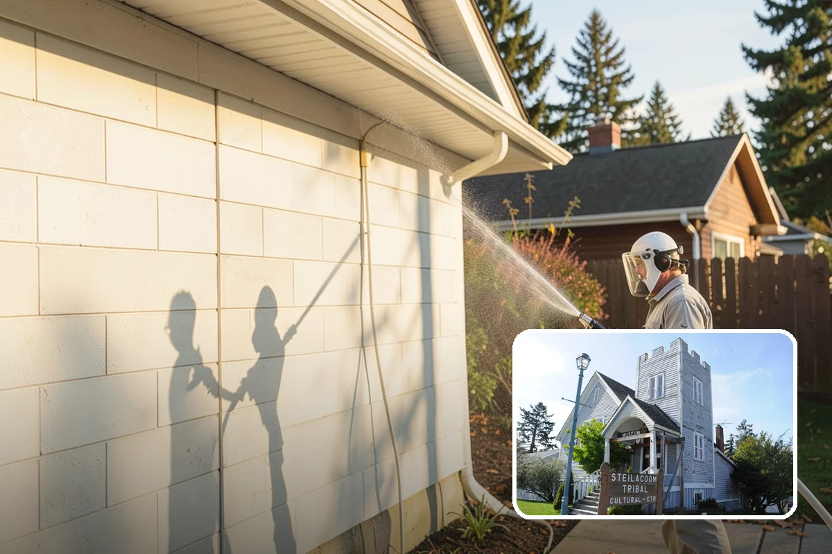 Heavy Equipment Cleaning in Steilacoom, Pierce County, WA - Reveals leaks and wear during inspection