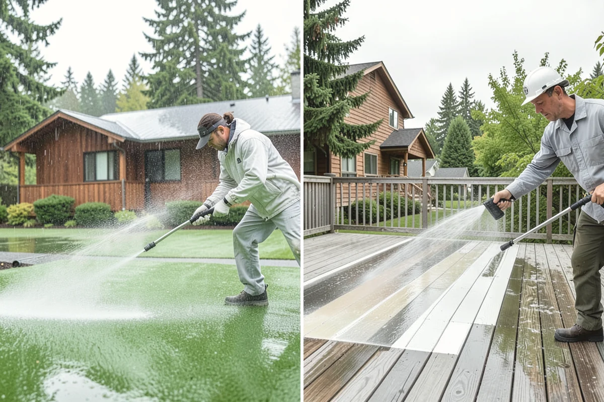 Heavy Equipment Cleaning in Tacoma, Pierce County, WA - Stage equipment over a contained wash area