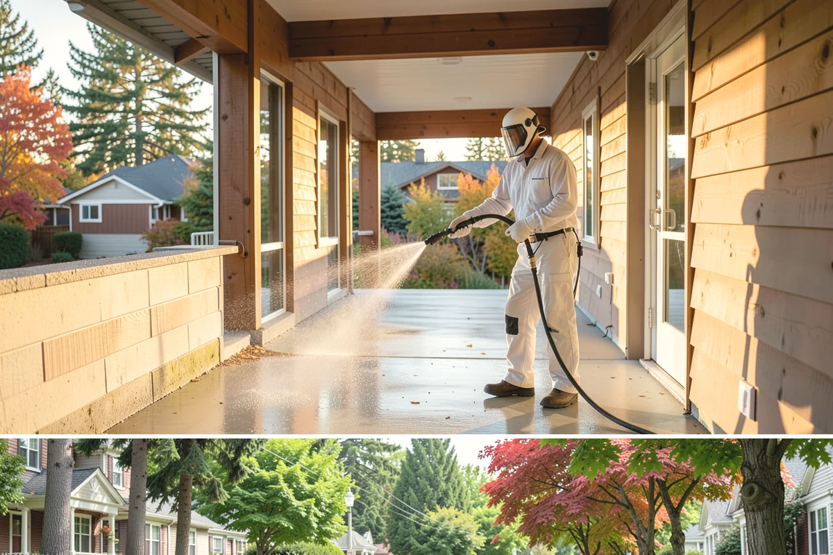 HOA Maintenance Cleaning in Beaux Arts Village, King County, WA - Plan community-wide service for spring and fall, the two windows that best manage Northwest moss and algae on shared surfaces.