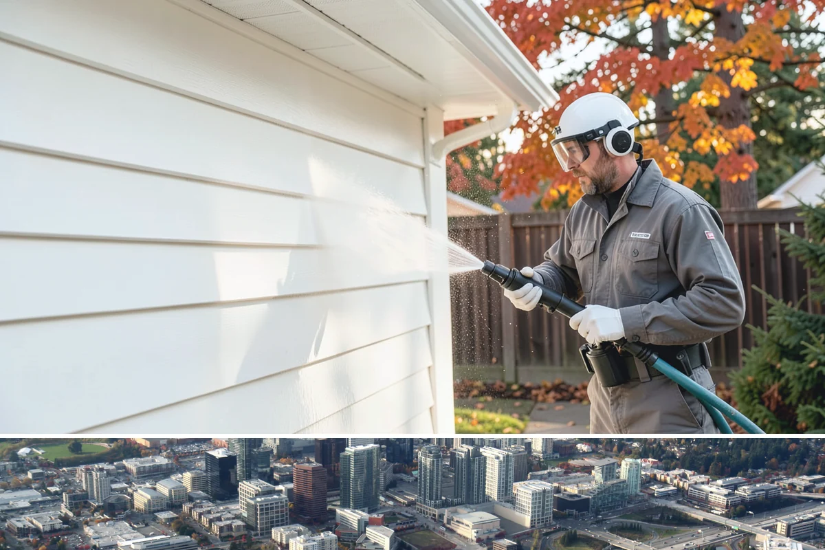 HOA Maintenance Cleaning in Bellevue, King County, WA - Plan community-wide service for spring and fall, the two windows that best manage Northwest moss and algae on shared surfaces.