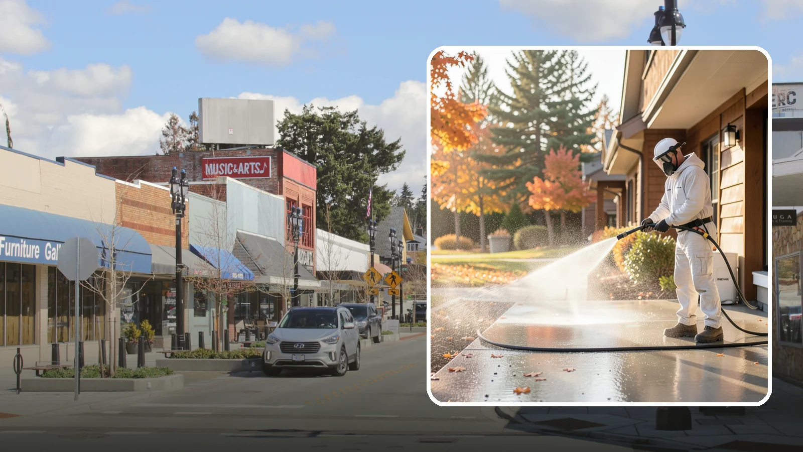 HOA Maintenance Cleaning in Bothell, King County, WA - HOA maintenance cleaning delivers scheduled, community-wide exterior washing that keeps shared surfaces uniform and standards...