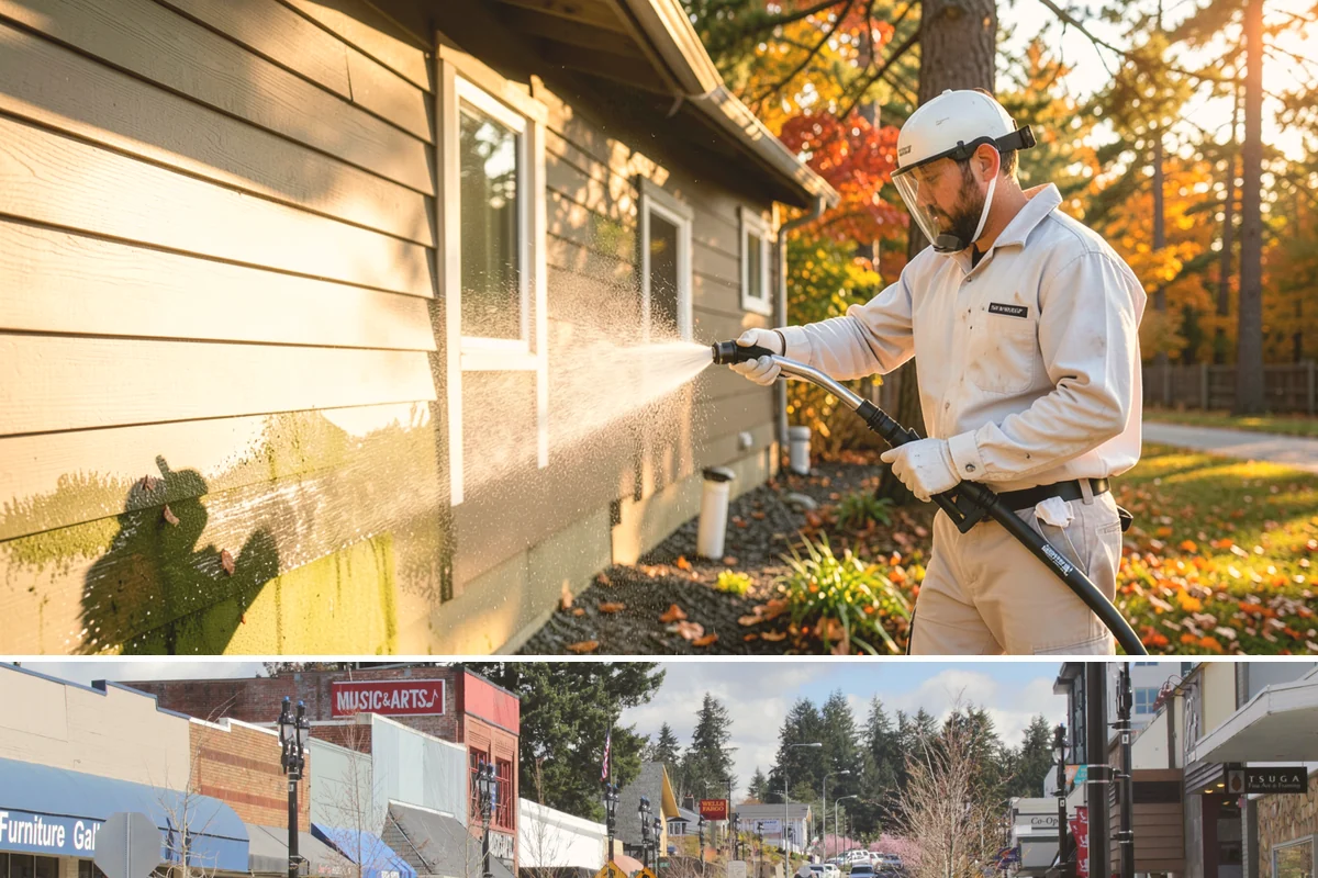 HOA Maintenance Cleaning in Bothell, King County, WA - Plan community-wide service for spring and fall, the two windows that best manage Northwest moss and algae on shared surfaces.