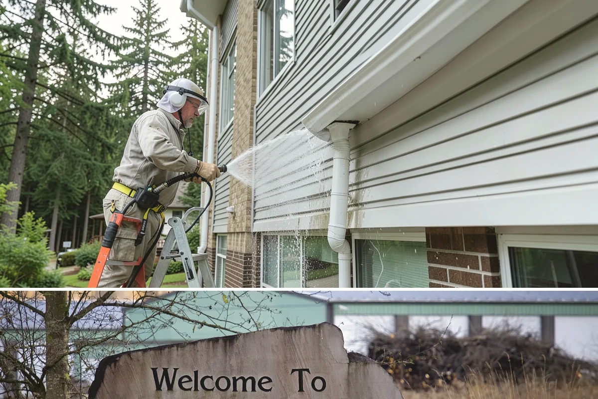 HOA Maintenance Cleaning in Buckley, Pierce County, WA - Plan community-wide service for spring and fall, the two windows that best manage Northwest moss and algae on shared surfaces.