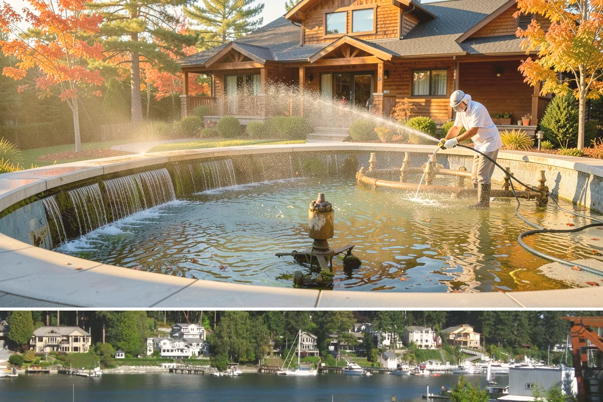 HOA Maintenance Cleaning in Gig Harbor, Pierce County, WA - Plan community-wide service for spring and fall, the two windows that best manage Northwest moss and algae on shared surfaces.