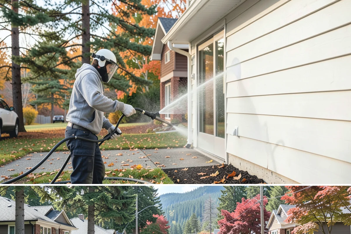 HOA Maintenance Cleaning in Hunts Point, King County, WA - Plan community-wide service for spring and fall, the two windows that best manage Northwest moss and algae on shared surfaces.
