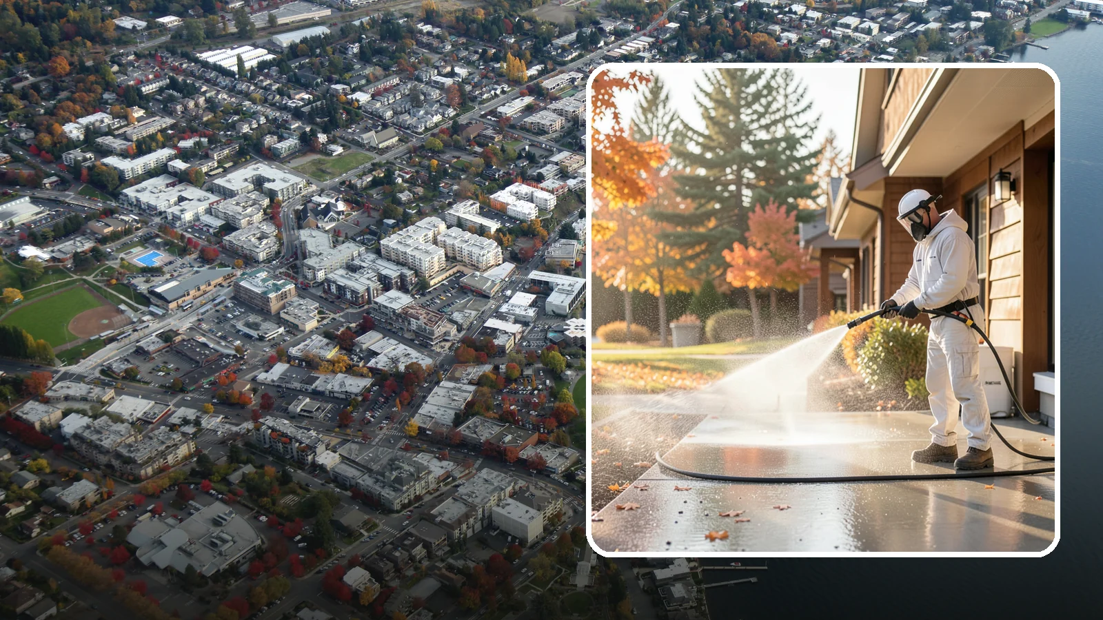 HOA Maintenance Cleaning in Kirkland, King County, WA - HOA maintenance cleaning delivers scheduled, community-wide exterior washing that keeps shared surfaces uniform and standards...