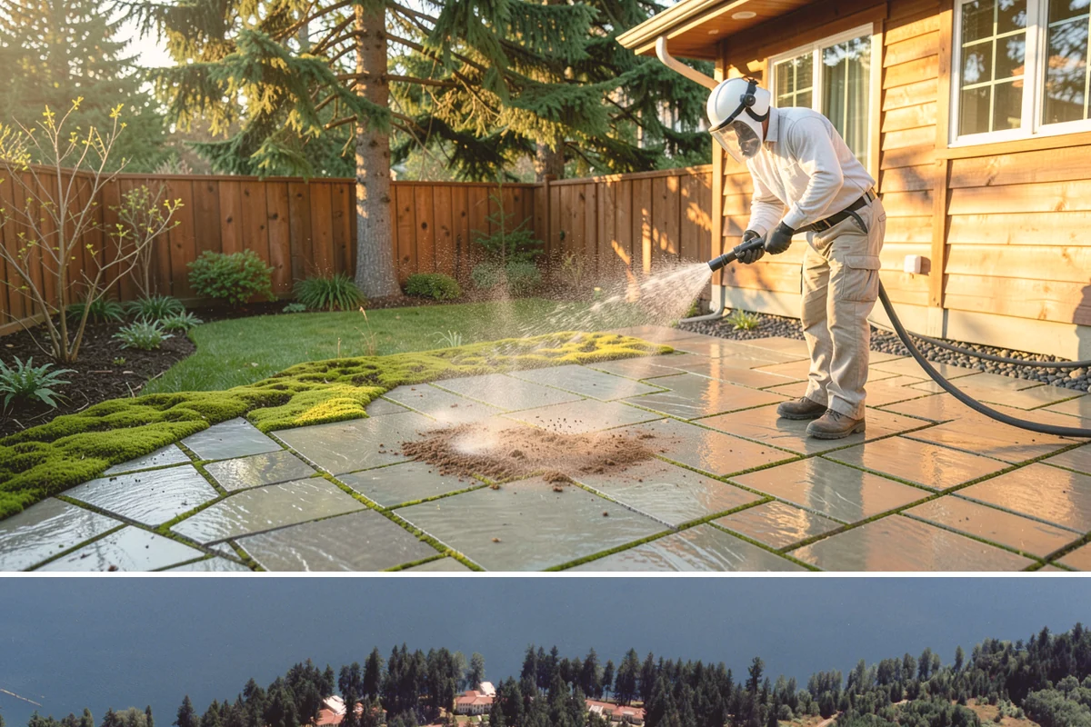 HOA Maintenance Cleaning in Lakewood, Pierce County, WA - Plan community-wide service for spring and fall, the two windows that best manage Northwest moss and algae on shared surfaces.