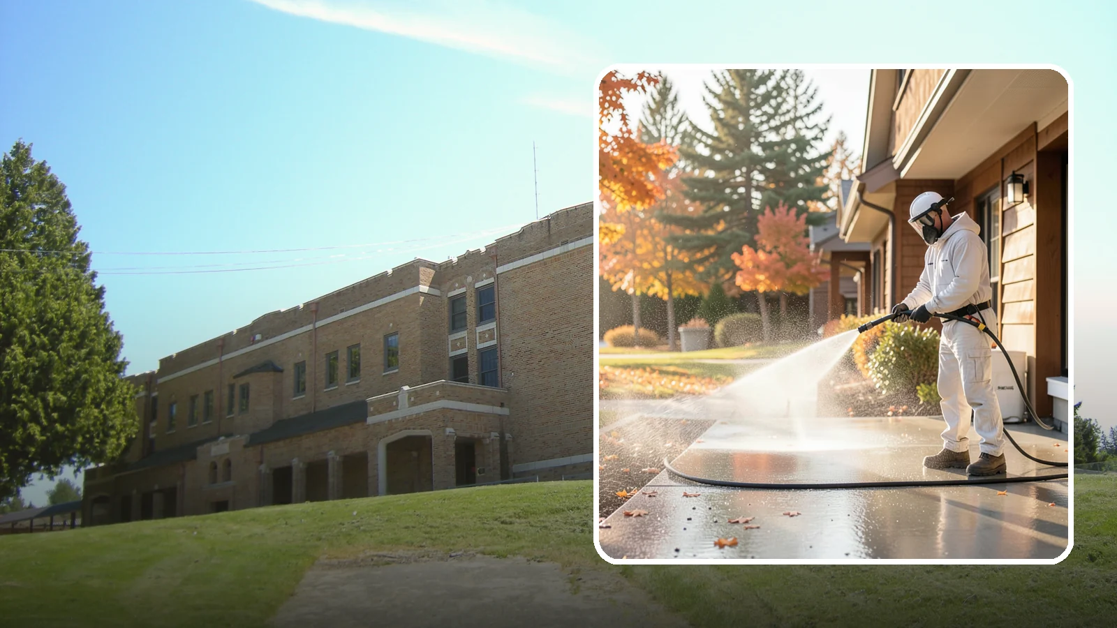 HOA Maintenance Cleaning in Maple Valley, King County, WA - HOA maintenance cleaning delivers scheduled, community-wide exterior washing that keeps shared surfaces uniform and standards...