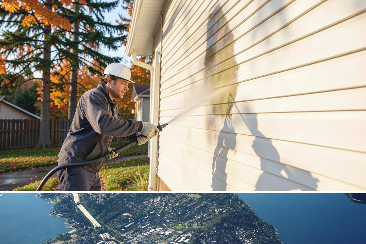 HOA Maintenance Cleaning in Mercer Island, King County, WA - Plan community-wide service for spring and fall, the two windows that best manage Northwest moss and algae on shared surfaces.