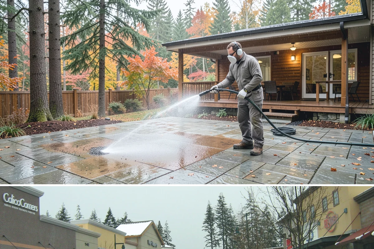 HOA Maintenance Cleaning in Mill Creek, Snohomish County, WA - Plan community-wide service for spring and fall, the two windows that best manage Northwest moss and algae on shared surfaces.