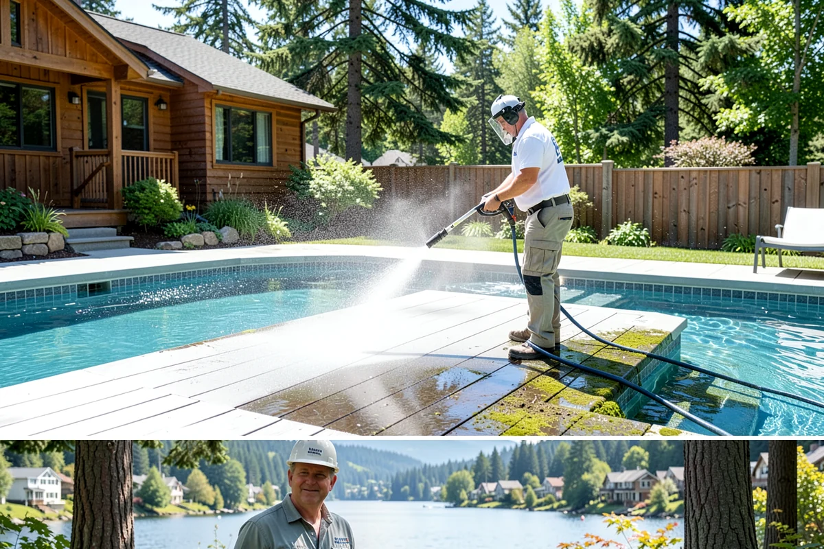 HOA Maintenance Cleaning in Milton, King County, WA - Plan community-wide service for spring and fall, the two windows that best manage Northwest moss and algae on shared surfaces.