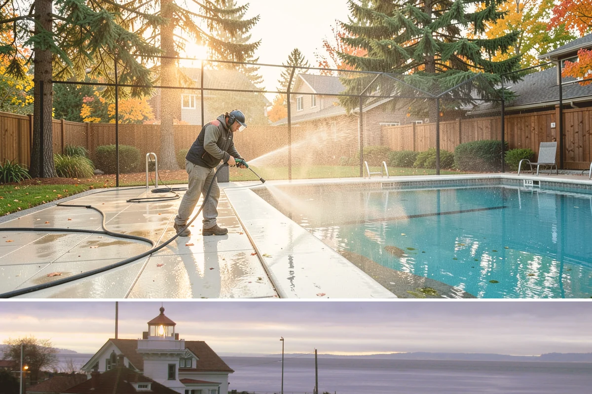 HOA Maintenance Cleaning in Mukilteo, Snohomish County, WA - Plan community-wide service for spring and fall, the two windows that best manage Northwest moss and algae on shared surfaces.