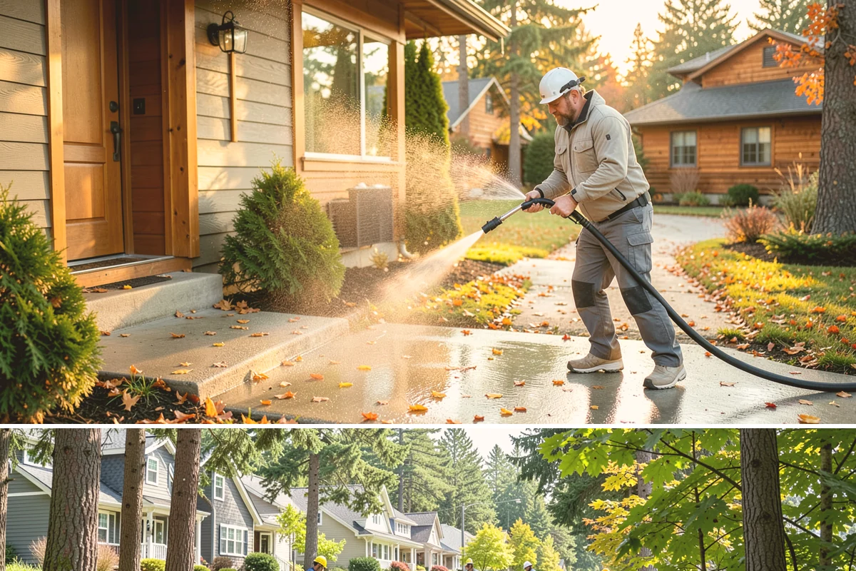 HOA Maintenance Cleaning in Normandy Park, King County, WA - Plan community-wide service for spring and fall, the two windows that best manage Northwest moss and algae on shared surfaces.