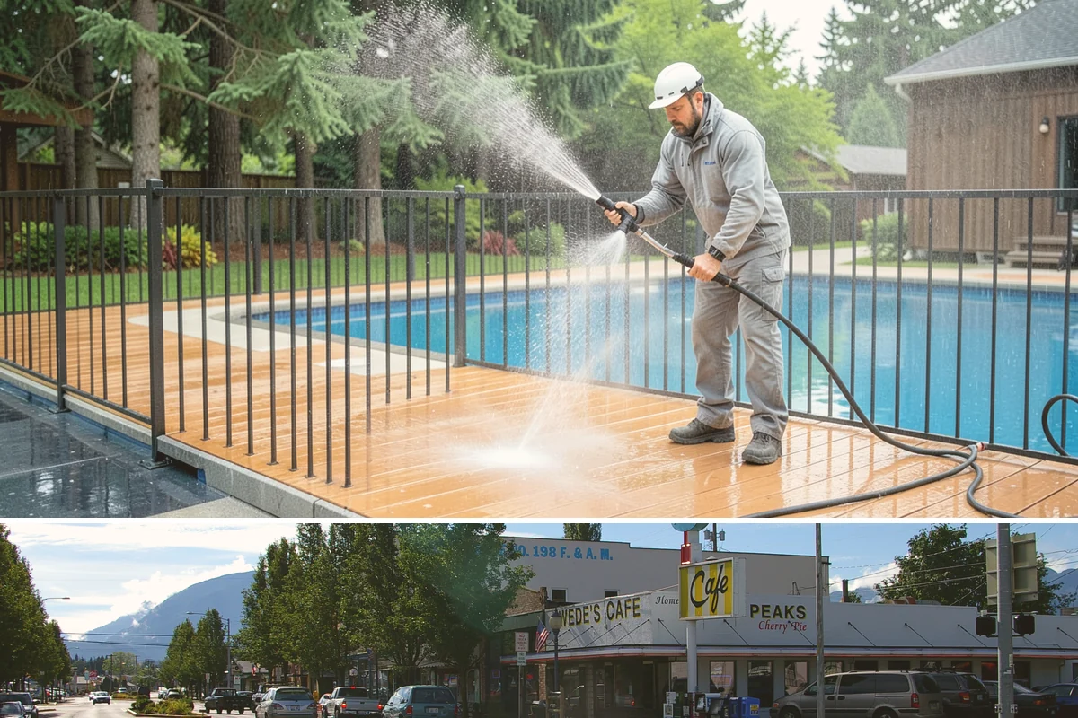 HOA Maintenance Cleaning in North Bend, King County, WA - Plan community-wide service for spring and fall, the two windows that best manage Northwest moss and algae on shared surfaces.