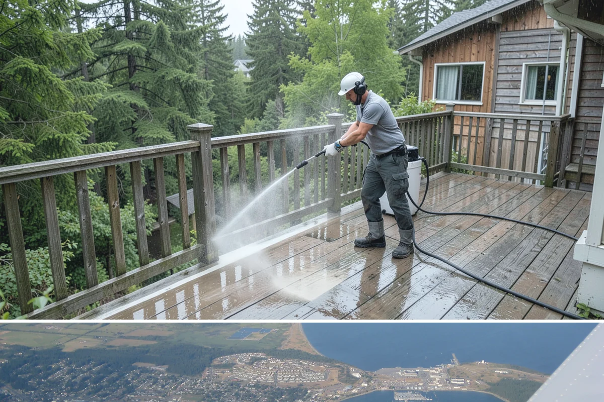 HOA Maintenance Cleaning in Oak Harbor, Island County, WA - Plan community-wide service for spring and fall, the two windows that best manage Northwest moss and algae on shared surfaces.