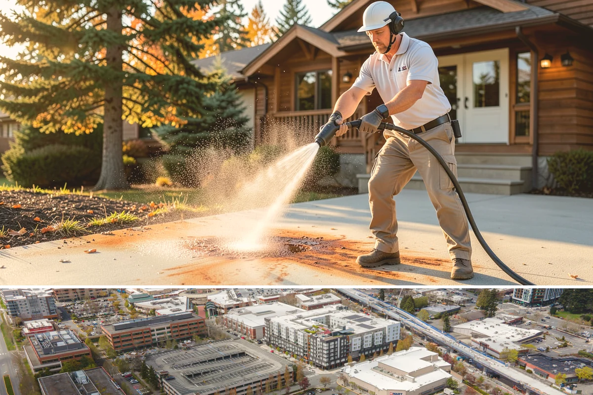 HOA Maintenance Cleaning in Redmond, King County, WA - Plan community-wide service for spring and fall, the two windows that best manage Northwest moss and algae on shared surfaces.