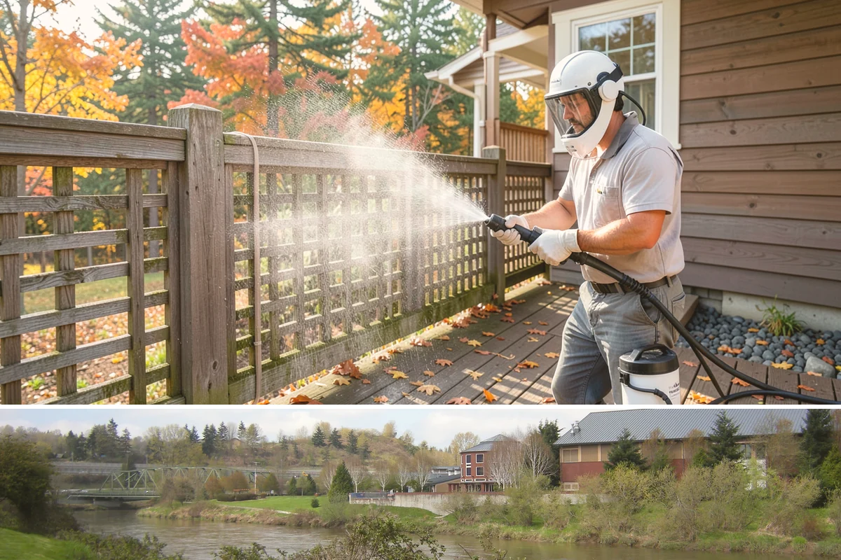 HOA Maintenance Cleaning in Tukwila, King County, WA - Plan community-wide service for spring and fall, the two windows that best manage Northwest moss and algae on shared surfaces.